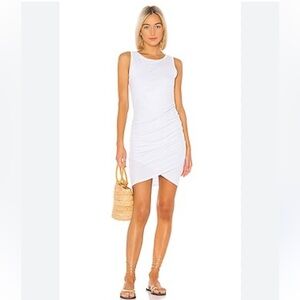 Leith size M cotton white summer dress
